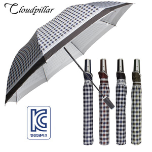 클라우드필라 2단체크실버 우산