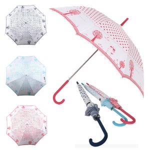 인터크루 러블리도트 자동 장우산