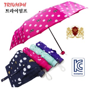 트라이엄프 3단캣땡땡이 우산
